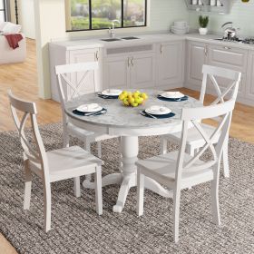 Home, Garden & ToolsFurnitureKitchen & Dining RoomTable & Chair Sets - White