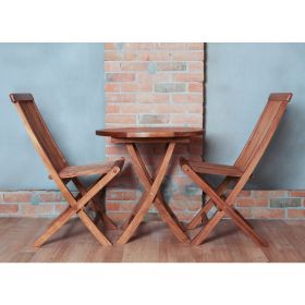 3-Piece Teak Bistro Table Set