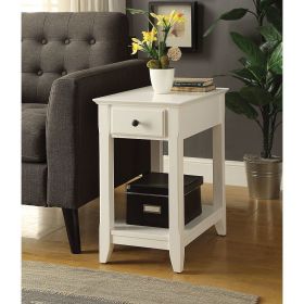Bertie Side Table in White - 82842
