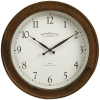 FirsTime & Co. Brown Garrison Whisper Wall Clock, Traditional, Analog, 16 x 2 x 16 in - FirsTime
