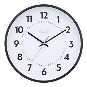 Equity by La Crosse 25509 14 Inch Basics Commercial Quartz Wall Clock - Equity by La Crosse