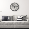 La Crosse Clock 20" Antique Gray Contemporary Quartz Analog Wall Clock, 404-3950 - La Crosse Technology