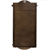 Bedford Clock Collection Noah 22 inch Chestnut Brown Wood Chiming Vintage Pendulum Wall Clock - Bedford Clocks