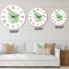 Designart 'Tropical Leaf Of Monstera Iii' Farmhouse Wall Clock - Designart