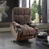 Liyasi Dual OKIN Motor Power Lift Recliner Chair for Elderly Infinite Position Lay Flat 180¬∞ Recliner with Heat Massage - as Pic