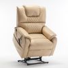 Lounge chair lift chair relax sofa chair sitting room furniture sitting room power supply elderly electric lounge chair (180 degree lying flat) - as P