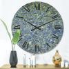 Designart 'Transparent Waves With Sunny Water Reflecting Gentle Sunshine II' Modern Wood Wall Clock - Designart