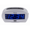 Equity 0.9 inch Blue LED Alarm Clock with USB Port, 30025 - Equity by La Crosse