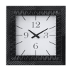 DecMode 12" Black Metal Wall Clock - DecMode