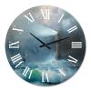 Designart 1 in Coastal Wall Clock - Designart