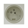 Seiko 4" "Seihokei" Beep Alarm Clock White Wooden Square Traditional Analog Quartz Desktop QXE064WLH - Seiko