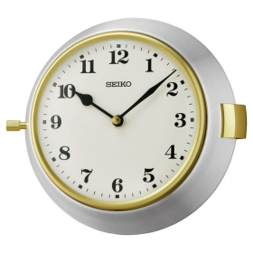 Seiko Nao 8" Wall Clock, Gray Quartz, Analog, QXA761ALH - Seiko