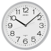 Seiko 12" Office Classic Numbered Quiet Sweep Wall Clock, Round, Quartz, Analog, QXA014SLH - Seiko