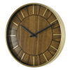 Sterling & Noble 16" Indoor Round Mid Century Modern Wall Clock - Sterling & Noble