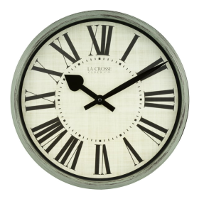 La Crosse Clock 404-3036G 14 inch Sage Grove Quartz Analog Wall Clock - La Crosse Technology