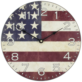La Crosse Clock 404-2631F 12 inch Americana Quartz Analog Wall Clock - La Crosse Technology