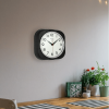 Black 1950's Retro Analog Wall Clock