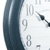 La Crosse Clock 16-inch Everly Gray Quartz Analog Wall Clock, 404-3841B - La Crosse Technology