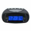 Black Battery-Powered Digital Alarm Clock