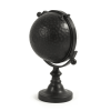 Zentique PC083 7.25 x 11.75 x 6.75 in. Iron Clock&#44; Black&#44; White - Zentique