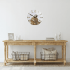 Northlight 12" Roman Numeral Battery Operated Round Wall Clock with Train Design - Northlight