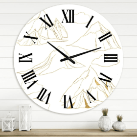 Designart 1 in Quartz Modern/Contemporary Wall Clock - Designart