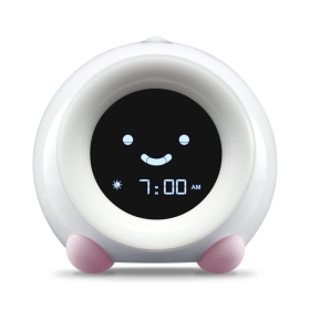 LittleHippo MELLA Ready To Rise Children's Sleep Trainer Night Light and Sleep Sounds Machine Alarm Clock - LittleHippo