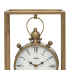 DecMode 13" Bronze Metal Standing Stopwatch Clock - DecMode