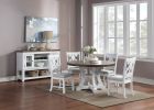 Formal Classic Crafted Design Set of 2 Chairs Wooden Cushion Seat Distressed paint Chairs - as Pic