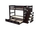 ACME Allentown Bunk Bed (Twin/Twin & Storage) in Espresso 10170W - as Pic