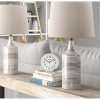 Seiko Illuminated Round Bedside Alarm Clock, Analog, Quartz QHE146SLH - Seiko