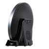 Soluna-S Light Black Tabletop LCD Wake-up Sunrise Alarm Clock w/Temp. and USB Port, W74146 - La Crosse Technology