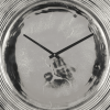 DecMode 24" Silver Aluminum Wall Clock - DecMode