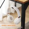 Modern Simple Style Wooden Work Office Desks with Storage,31 Inch,Brown - as Pic