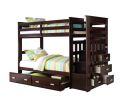 ACME Allentown Bunk Bed (Twin/Twin & Storage) in Espresso 10170W - as Pic