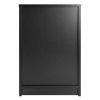 Squamish Accent table with 1 Drawer; Black Finish - 20914