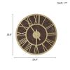 23.6" Wood Wall Clock - as Pic