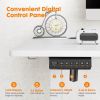 Electric Height Adjustable Standing Desk,Sit to Stand Ergonomic Computer Desk,White,55'' x 24" - as Pic