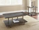 Modern Cross Tie End Table - Beveled Glass Top, Contrasting Natural and Cherry Finish - Unique Accent Piece, Stylish Home Brightener - as Pic