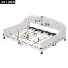 Modern Luxury Tufted Button Daybed, Full, Beige(Old SKU: SM001009AAE) - as Pic