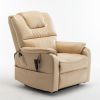 Lounge chair lift chair relax sofa chair sitting room furniture sitting room power supply elderly electric lounge chair (180 degree lying flat) - as P