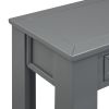 TREXM Console Table/Sofa Table with Storage Drawers and Bottom Shelf for Entryway Hallway(Tan) - as Pic