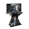 Hub-Atlantic Phoenix Media Stand Entertainment Center for TV, Audio Video Components, Stereo Equipment, Gaming Consoles, Streaming Devices, Black - as