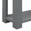 TREXM Console Table/Sofa Table with Storage Drawers and Bottom Shelf for Entryway Hallway(Tan) - as Pic