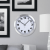 Everyday Home 12 Inch Brushed Aluminum Wall Clock - Everyday Home