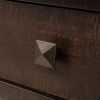 TREXM Rustic Brushed Texture Entryway Table Console Table with Drawer and Bottom Shelf for Living Room (Espresso) - as Pic