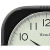 Black 1950's Retro Analog Wall Clock