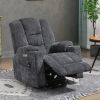 EMON'S Large Power Lift Recliner Chair with Massage and Heat for Elderly, Overstuffed Wide Recliners, Heavy Duty Motion Mechanism with USB and Type C