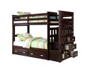 ACME Allentown Bunk Bed (Twin/Twin & Storage) in Espresso 10170W - as Pic