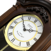 Bedford Clock Collection Noah 22 inch Chestnut Brown Wood Chiming Vintage Pendulum Wall Clock - Bedford Clocks
